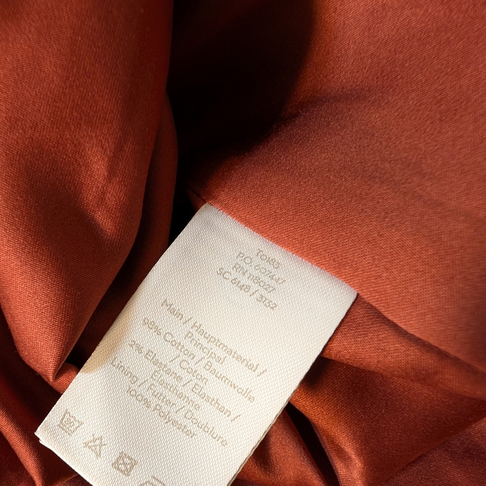 Boden Red Corduroy Pencil Skirt - Picture 7 of 11